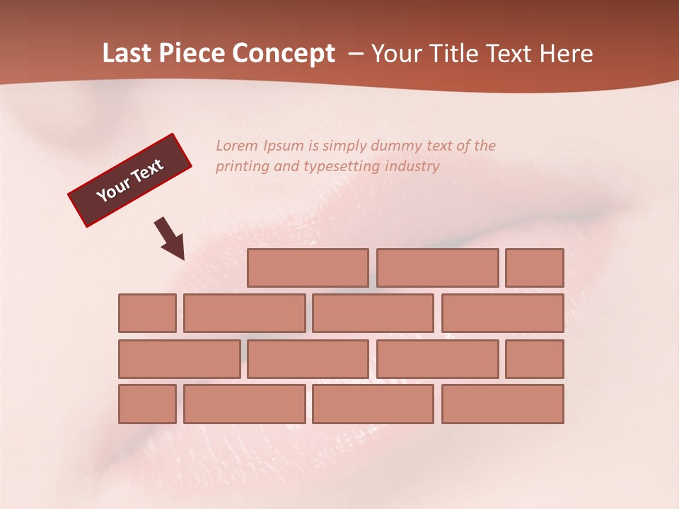 Skincare Lipstick Blush PowerPoint Template