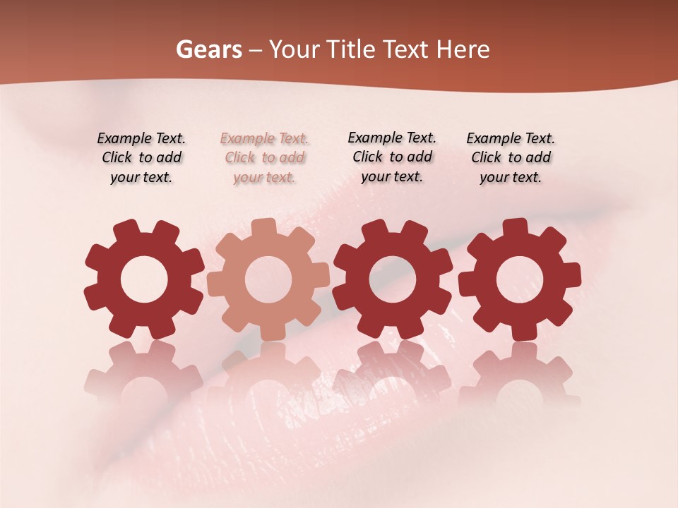 Skincare Lipstick Blush PowerPoint Template