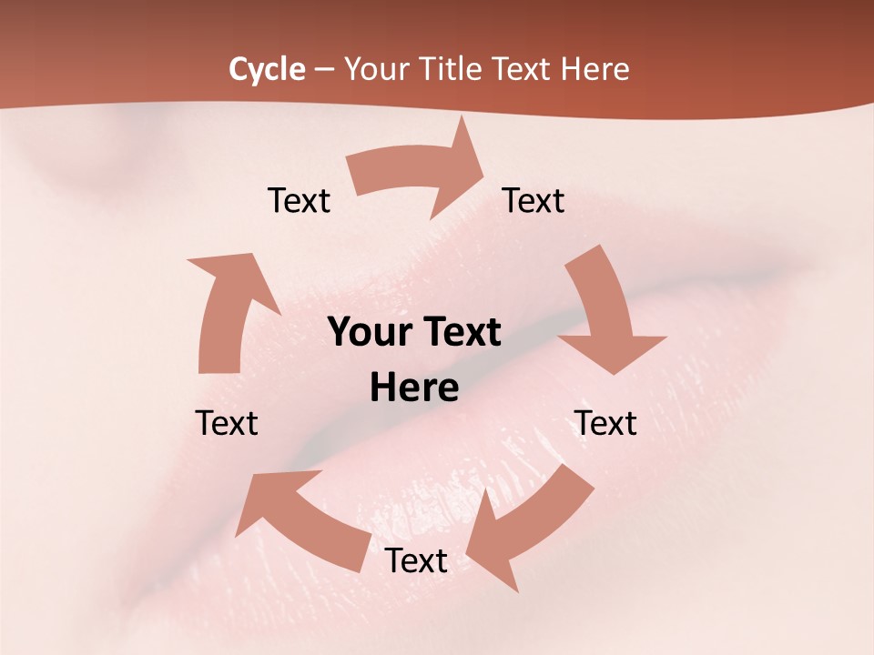 Skincare Lipstick Blush PowerPoint Template