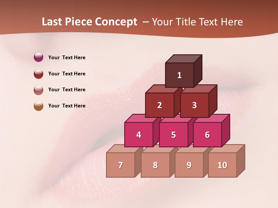 Skincare Lipstick Blush PowerPoint Template