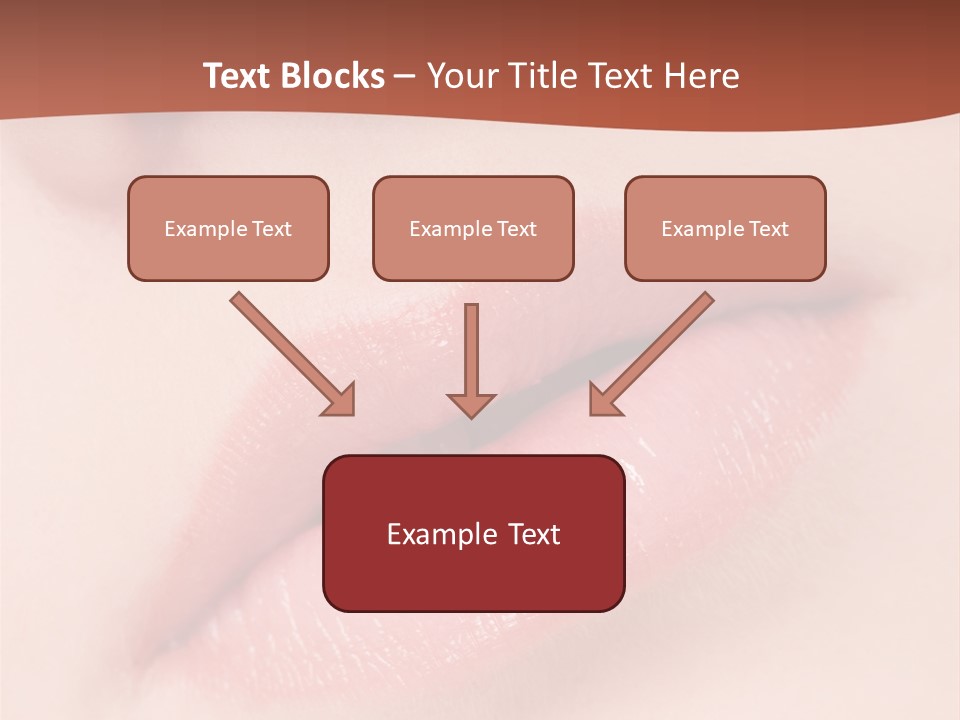 Skincare Lipstick Blush PowerPoint Template