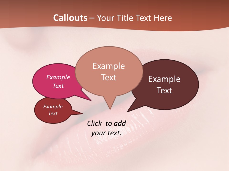 Skincare Lipstick Blush PowerPoint Template