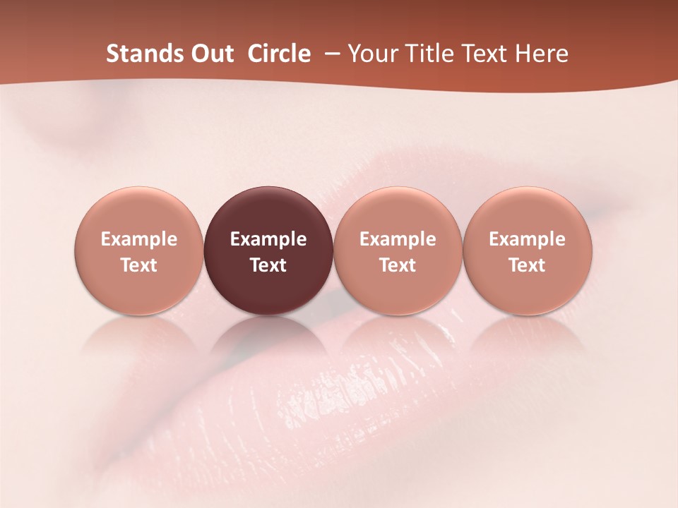 Skincare Lipstick Blush PowerPoint Template