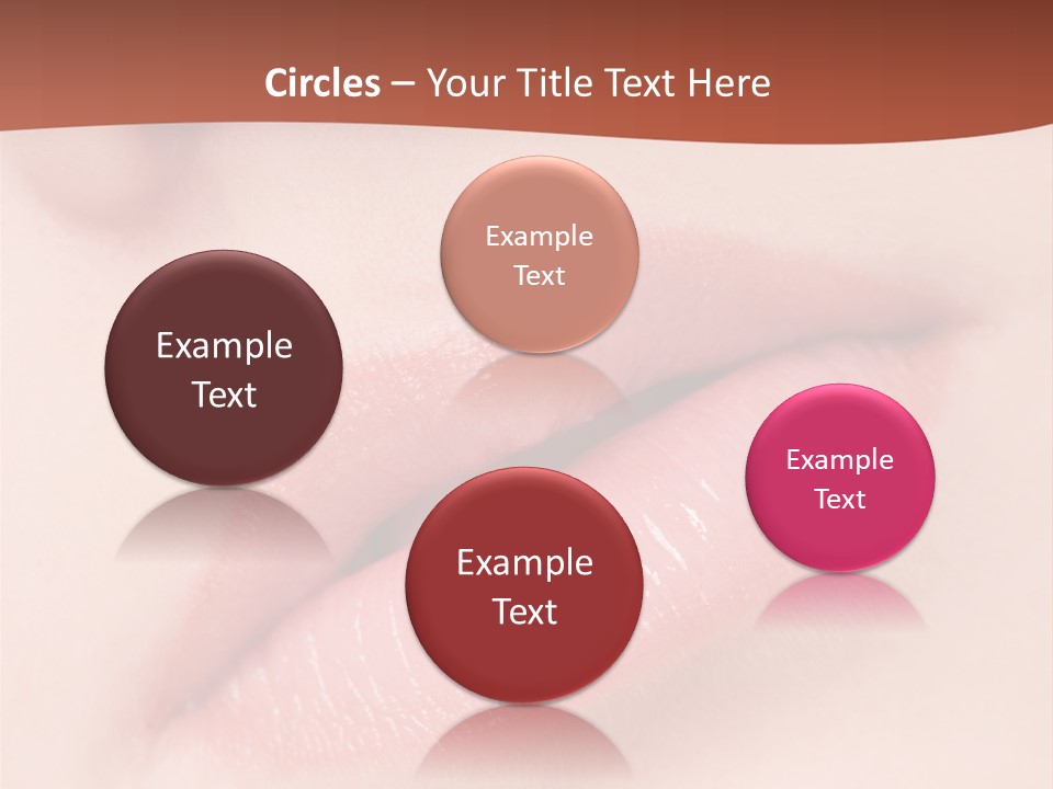 Skincare Lipstick Blush PowerPoint Template