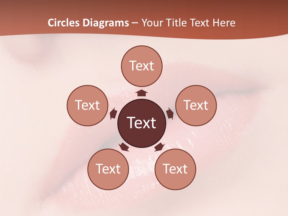 Skincare Lipstick Blush PowerPoint Template