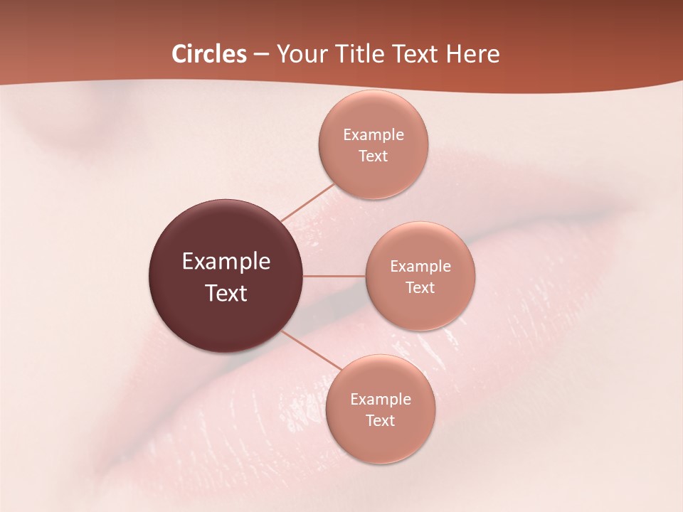 Skincare Lipstick Blush PowerPoint Template