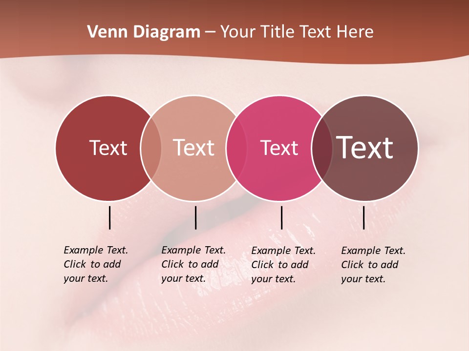 Skincare Lipstick Blush PowerPoint Template