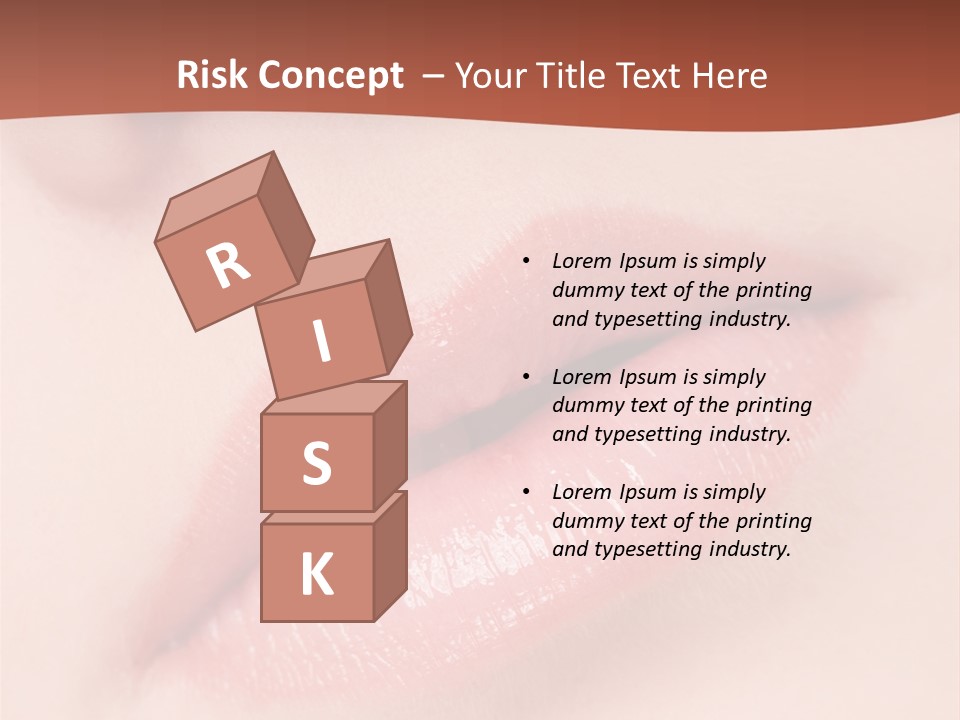 Skincare Lipstick Blush PowerPoint Template