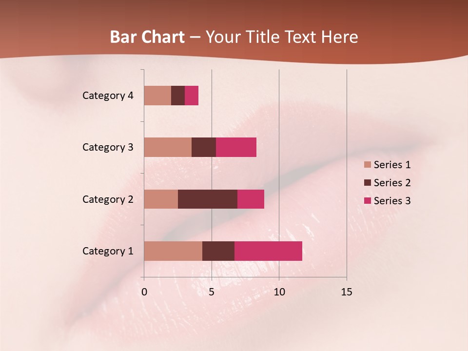 Skincare Lipstick Blush PowerPoint Template