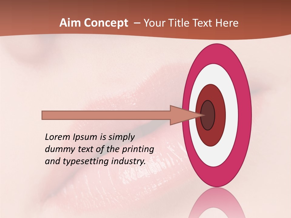 Skincare Lipstick Blush PowerPoint Template