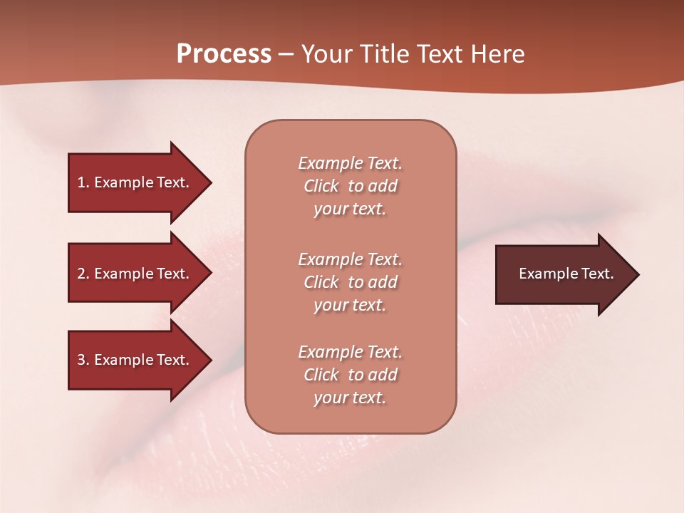 Skincare Lipstick Blush PowerPoint Template