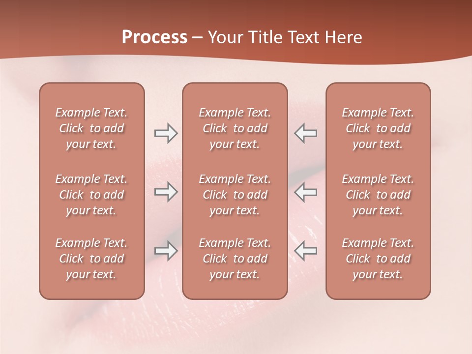 Skincare Lipstick Blush PowerPoint Template