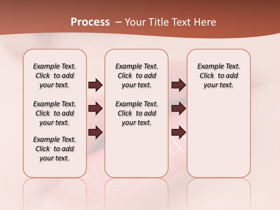 Skincare Lipstick Blush PowerPoint Template