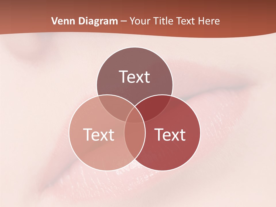 Skincare Lipstick Blush PowerPoint Template