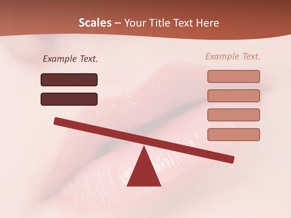 Skincare Lipstick Blush PowerPoint Template