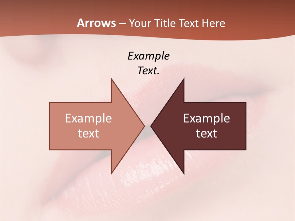 Skincare Lipstick Blush PowerPoint Template