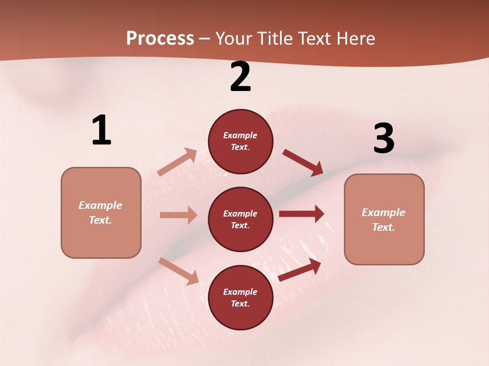 Skincare Lipstick Blush PowerPoint Template