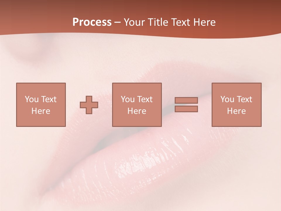 Skincare Lipstick Blush PowerPoint Template