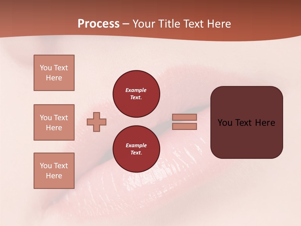 Skincare Lipstick Blush PowerPoint Template