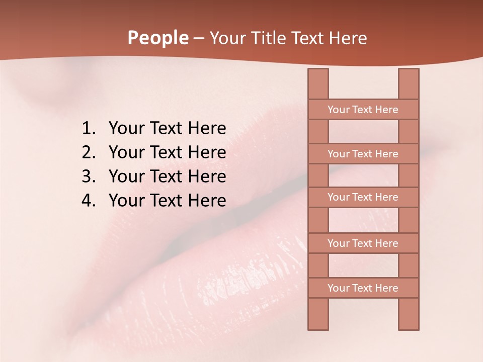 Skincare Lipstick Blush PowerPoint Template