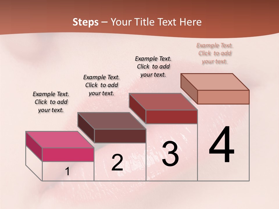 Skincare Lipstick Blush PowerPoint Template