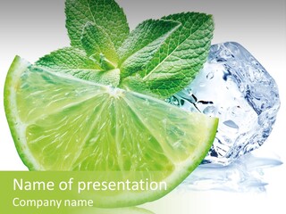 Melissa Half Lemon PowerPoint Template