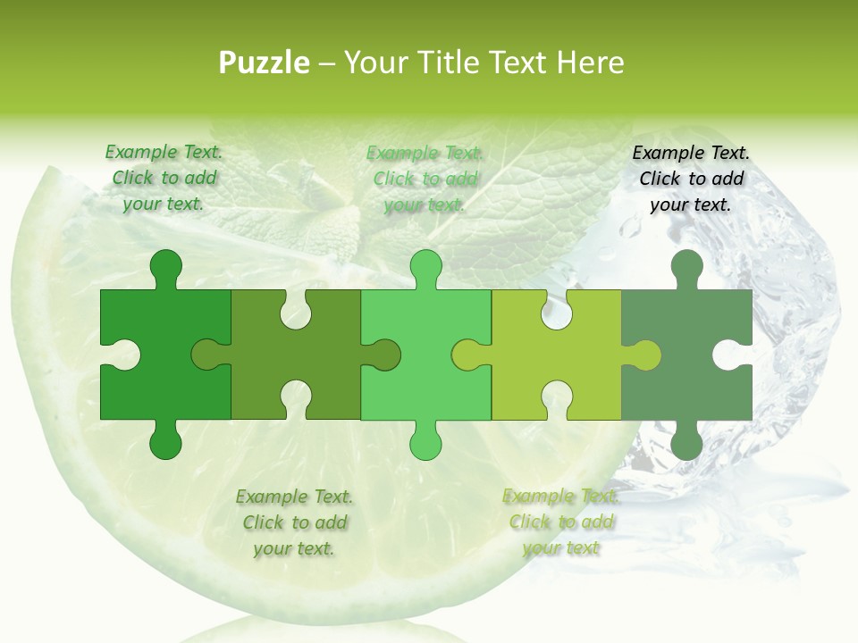 Melissa Half Lemon PowerPoint Template