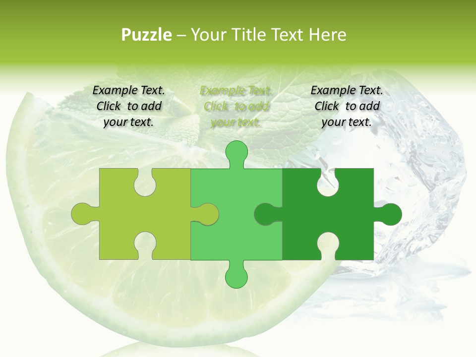 Melissa Half Lemon PowerPoint Template