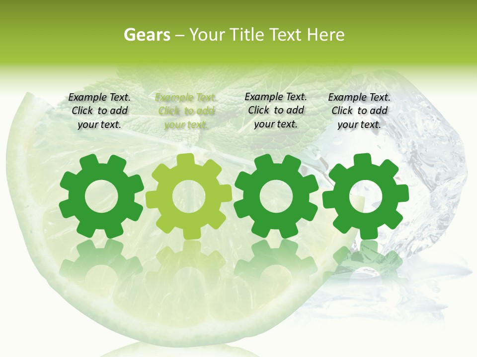 Melissa Half Lemon PowerPoint Template