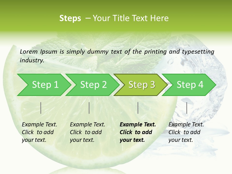 Melissa Half Lemon PowerPoint Template