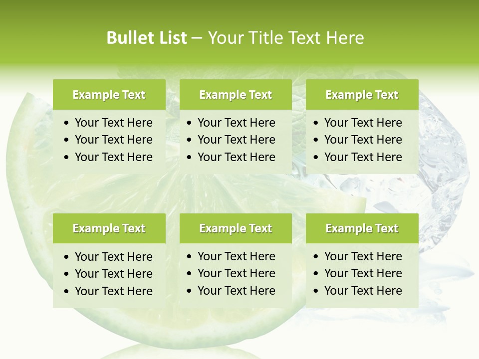 Melissa Half Lemon PowerPoint Template