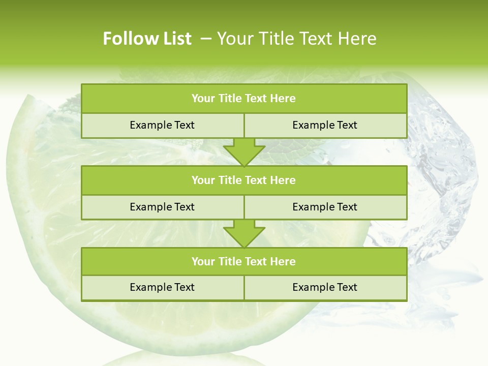 Melissa Half Lemon PowerPoint Template