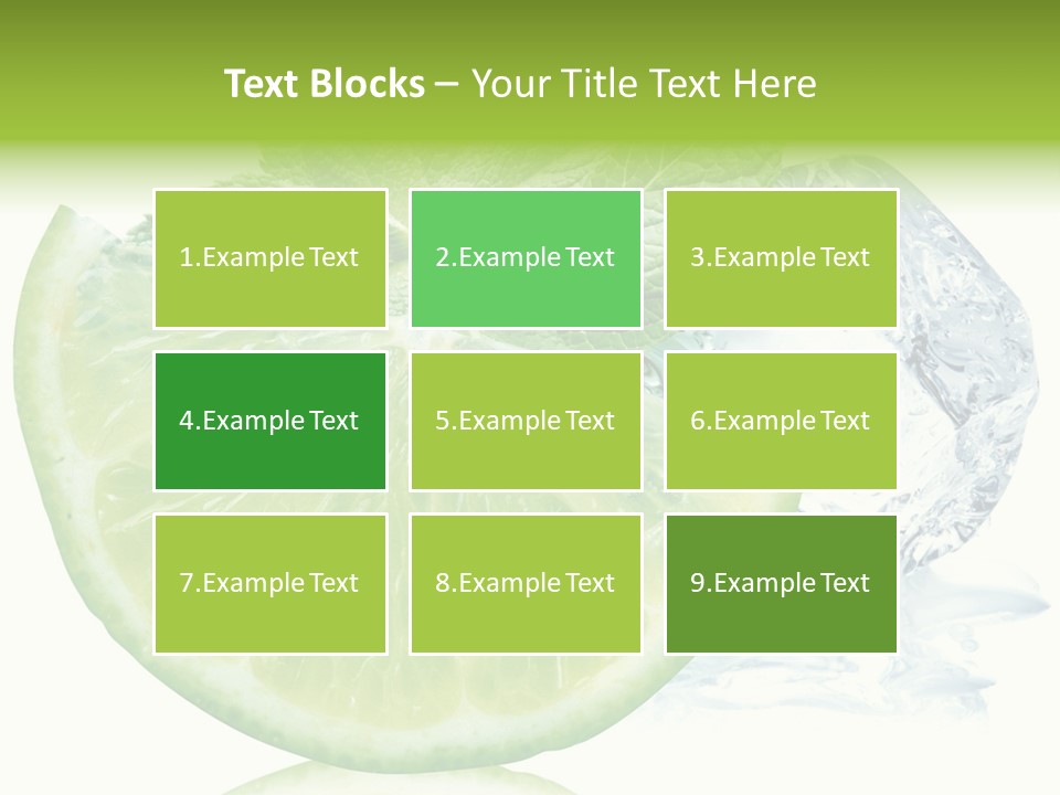 Melissa Half Lemon PowerPoint Template