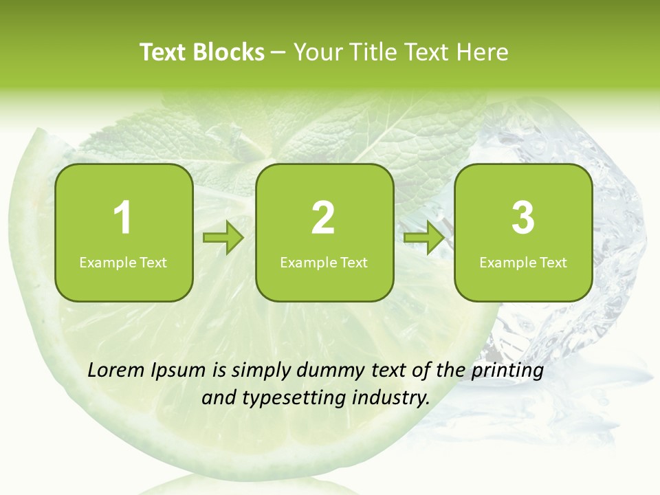 Melissa Half Lemon PowerPoint Template