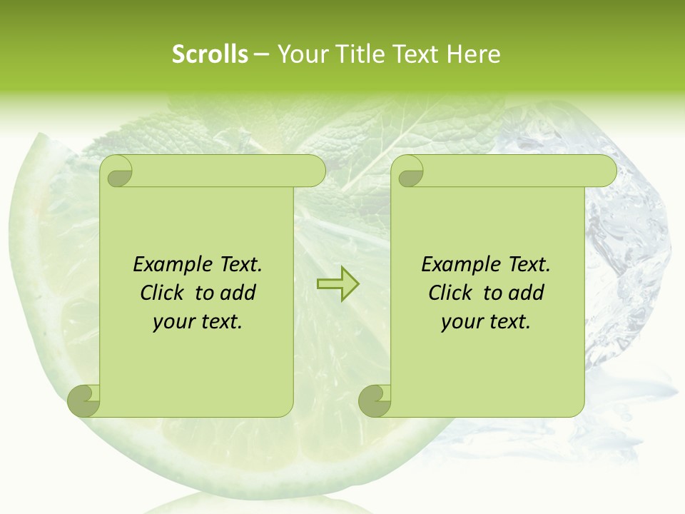 Melissa Half Lemon PowerPoint Template