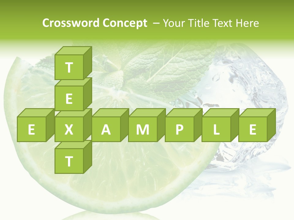 Melissa Half Lemon PowerPoint Template