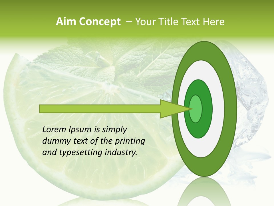 Melissa Half Lemon PowerPoint Template