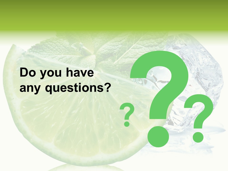 Melissa Half Lemon PowerPoint Template