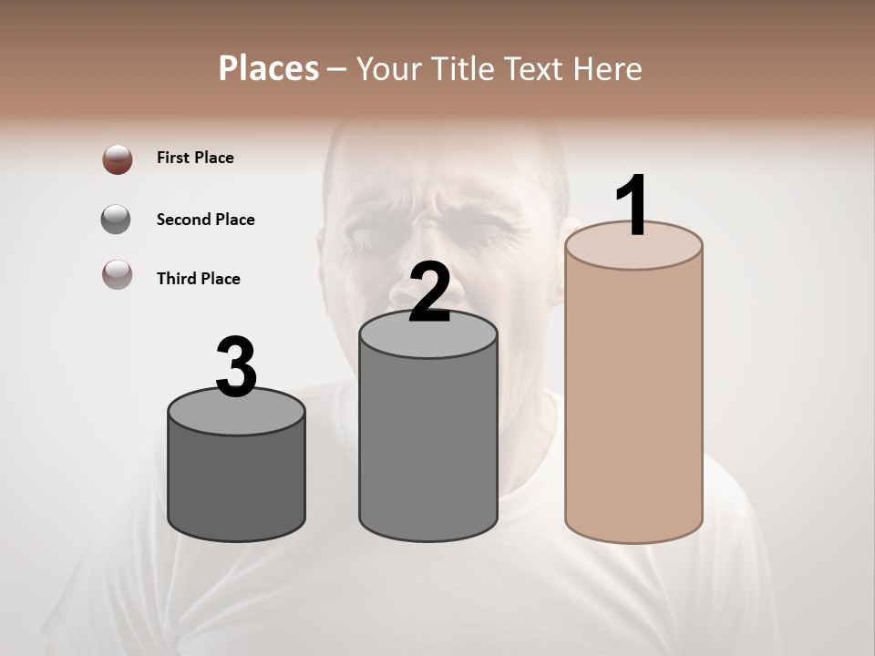 Face Negative Anger PowerPoint Template
