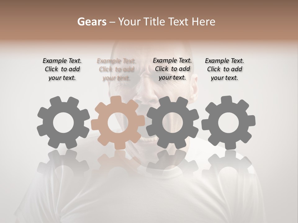 Face Negative Anger PowerPoint Template