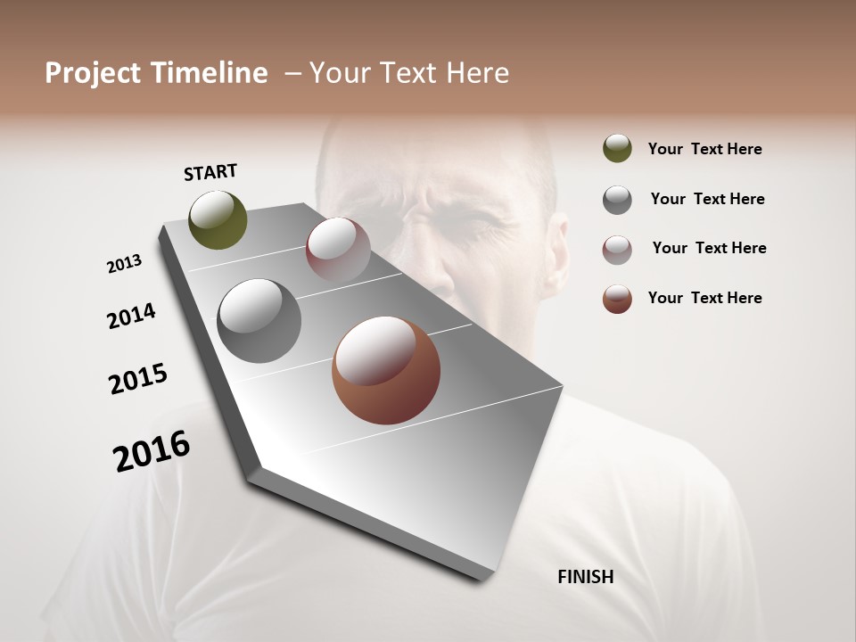 Face Negative Anger PowerPoint Template