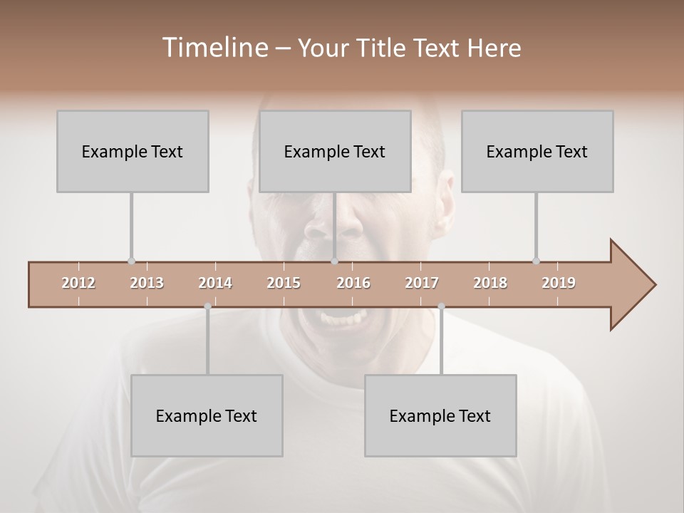 Face Negative Anger PowerPoint Template
