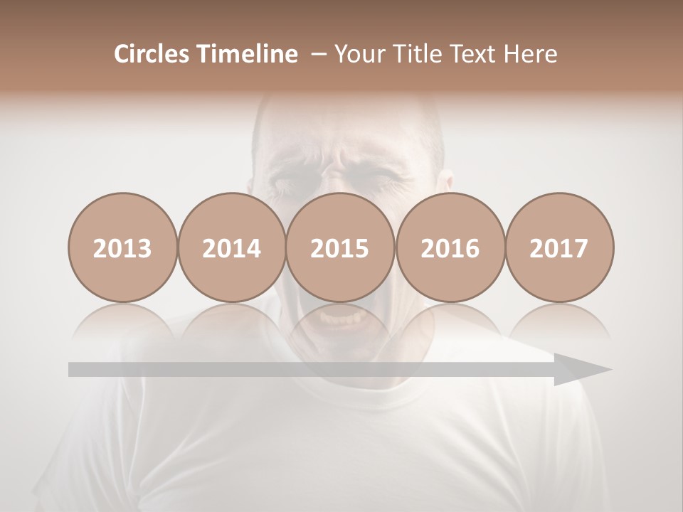 Face Negative Anger PowerPoint Template