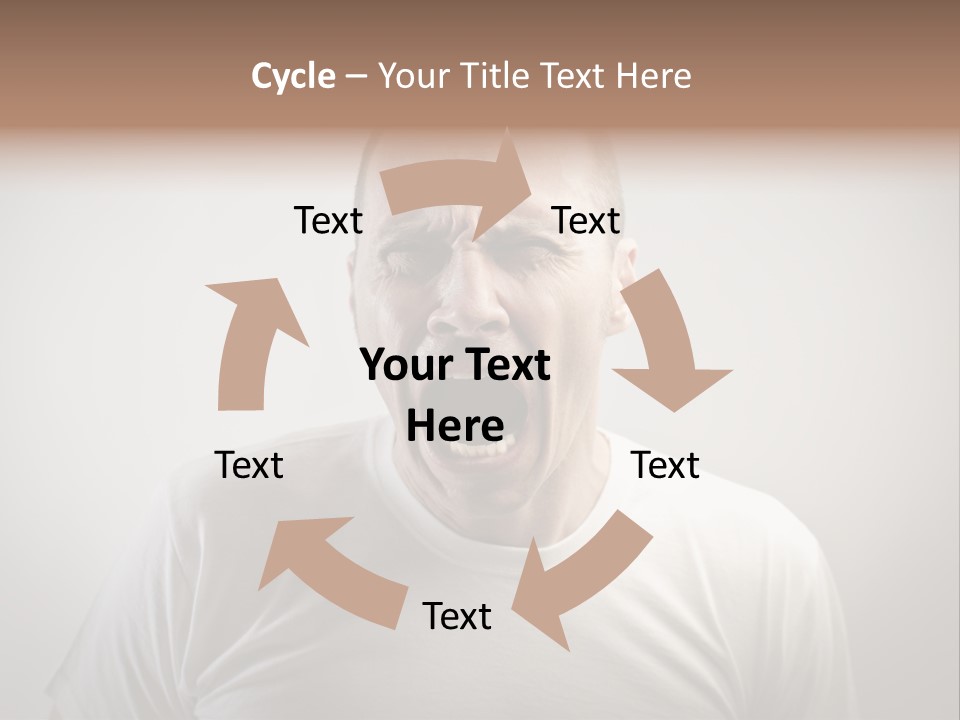 Face Negative Anger PowerPoint Template