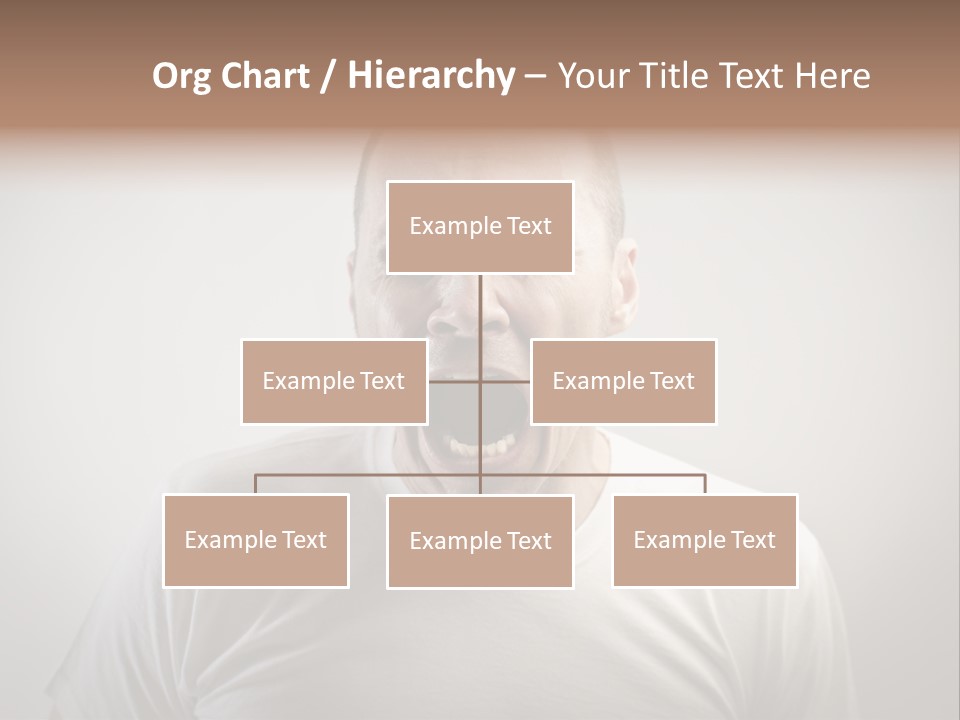 Face Negative Anger PowerPoint Template