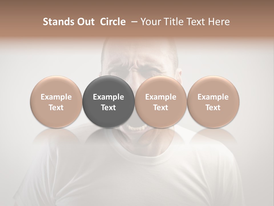 Face Negative Anger PowerPoint Template