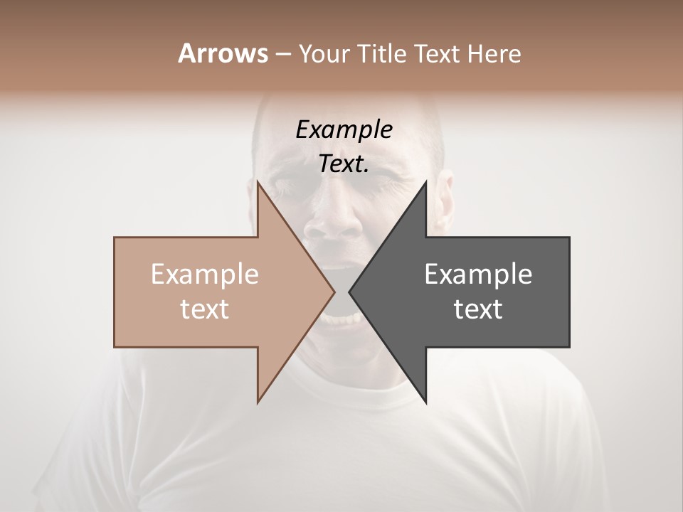 Face Negative Anger PowerPoint Template