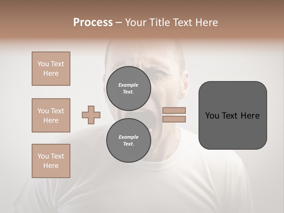 Face Negative Anger PowerPoint Template