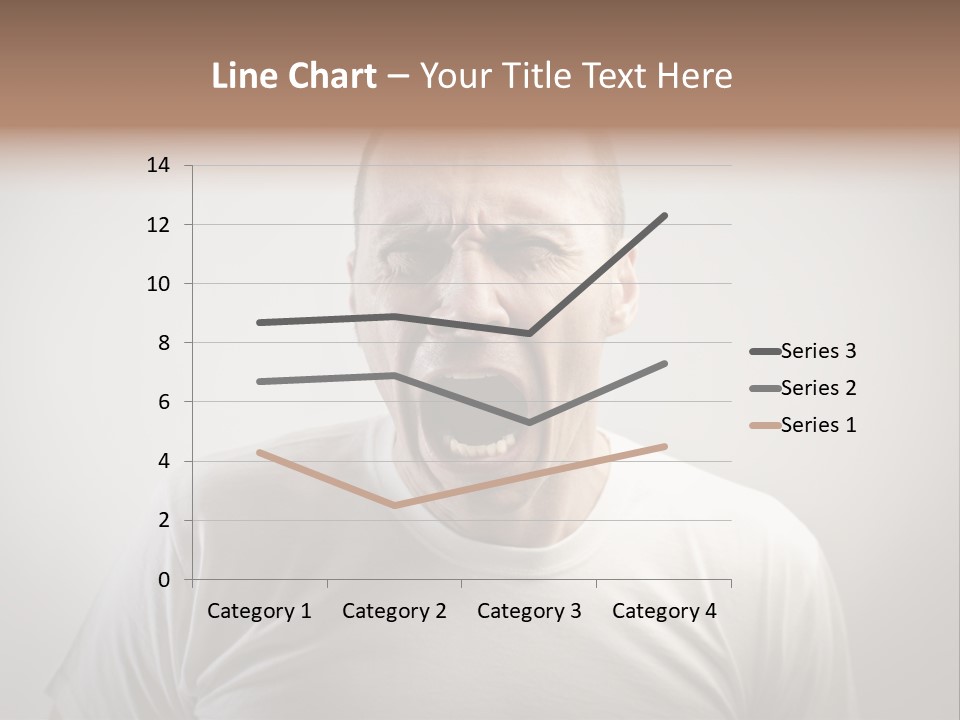 Face Negative Anger PowerPoint Template