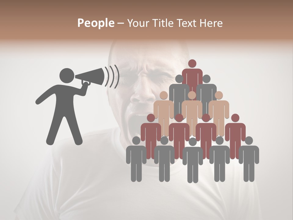 Face Negative Anger PowerPoint Template